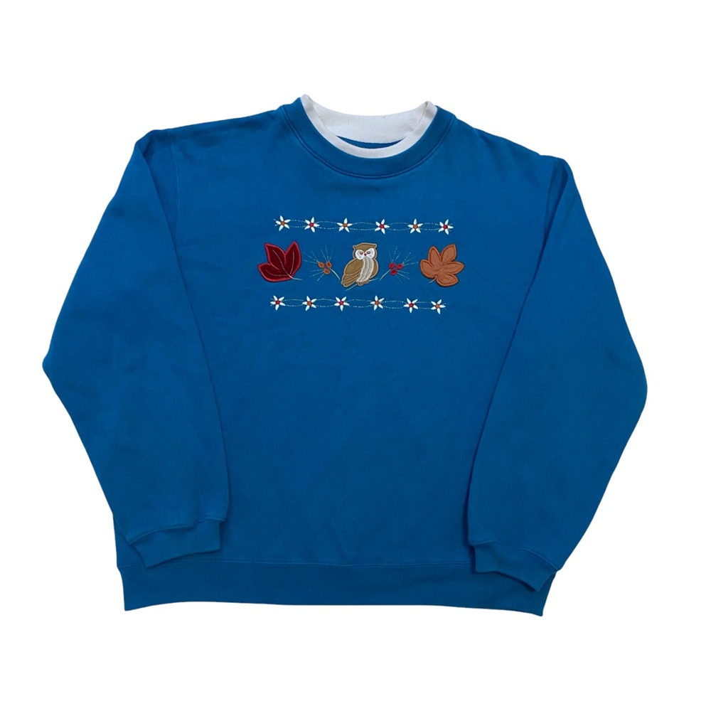 Vintage 90’s Embroidered Grandma Sweatshirt